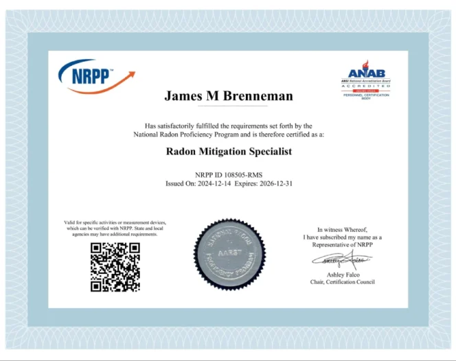 NRPP Certificate